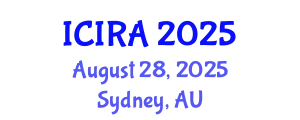 International Conference on International Relations and Affairs (ICIRA) August 28, 2025 - Sydney, Australia