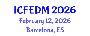 International Conference on Fluids Engineering, Dynamics and Mechanics (ICFEDM) February 12, 2026 - Barcelona, Spain