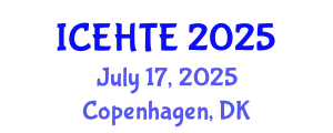 International Conference on Energy and Heat Transfer Engineering (ICEHTE) July 17, 2025 - Copenhagen, Denmark