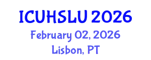 International Conference on Urban Housing, Sustainability and Land Use (ICUHSLU) February 02, 2026 - Lisbon, Portugal