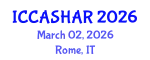 International Conference on Critical Animal Studies and Human-Animal Relations (ICCASHAR) March 02, 2026 - Rome, Italy