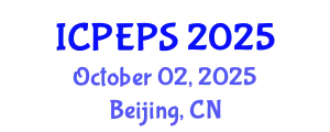 International Conference on Peace Education and Peace Studies (ICPEPS) October 02, 2025 - Beijing, China