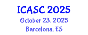 International Conference on Archaeological Science and Conservation (ICASC) October 23, 2025 - Barcelona, Spain