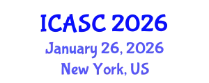 International Conference on Archaeological Science and Conservation (ICASC) January 26, 2026 - New York, United States