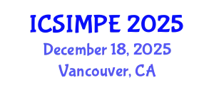 International Conference on Sports Injury Management and Performance Enhancement (ICSIMPE) December 18, 2025 - Vancouver, Canada