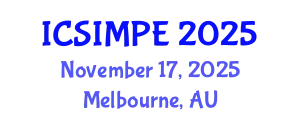 International Conference on Sports Injury Management and Performance Enhancement (ICSIMPE) November 17, 2025 - Melbourne, Australia