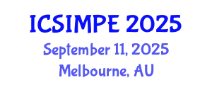 International Conference on Sports Injury Management and Performance Enhancement (ICSIMPE) September 11, 2025 - Melbourne, Australia