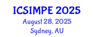 International Conference on Sports Injury Management and Performance Enhancement (ICSIMPE) August 28, 2025 - Sydney, Australia