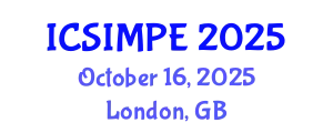 International Conference on Sports Injury Management and Performance Enhancement (ICSIMPE) October 16, 2025 - London, United Kingdom