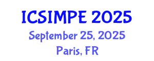 International Conference on Sports Injury Management and Performance Enhancement (ICSIMPE) September 25, 2025 - Paris, France