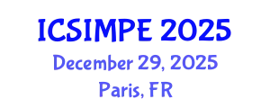 International Conference on Sports Injury Management and Performance Enhancement (ICSIMPE) December 29, 2025 - Paris, France