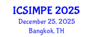 International Conference on Sports Injury Management and Performance Enhancement (ICSIMPE) December 25, 2025 - Bangkok, Thailand
