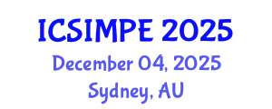 International Conference on Sports Injury Management and Performance Enhancement (ICSIMPE) December 04, 2025 - Sydney, Australia
