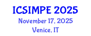 International Conference on Sports Injury Management and Performance Enhancement (ICSIMPE) November 17, 2025 - Venice, Italy