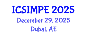 International Conference on Sports Injury Management and Performance Enhancement (ICSIMPE) December 29, 2025 - Dubai, United Arab Emirates