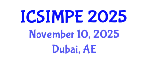 International Conference on Sports Injury Management and Performance Enhancement (ICSIMPE) November 10, 2025 - Dubai, United Arab Emirates