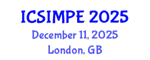 International Conference on Sports Injury Management and Performance Enhancement (ICSIMPE) December 11, 2025 - London, United Kingdom
