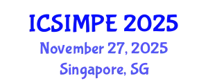 International Conference on Sports Injury Management and Performance Enhancement (ICSIMPE) November 27, 2025 - Singapore, Singapore