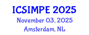 International Conference on Sports Injury Management and Performance Enhancement (ICSIMPE) November 03, 2025 - Amsterdam, Netherlands
