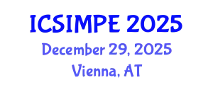 International Conference on Sports Injury Management and Performance Enhancement (ICSIMPE) December 29, 2025 - Vienna, Austria