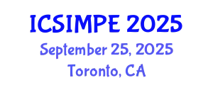 International Conference on Sports Injury Management and Performance Enhancement (ICSIMPE) September 25, 2025 - Toronto, Canada
