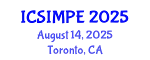 International Conference on Sports Injury Management and Performance Enhancement (ICSIMPE) August 14, 2025 - Toronto, Canada