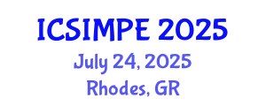 International Conference on Sports Injury Management and Performance Enhancement (ICSIMPE) July 24, 2025 - Rhodes, Greece