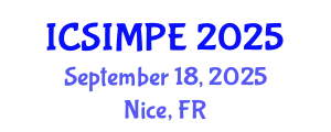 International Conference on Sports Injury Management and Performance Enhancement (ICSIMPE) September 18, 2025 - Nice, France