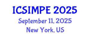 International Conference on Sports Injury Management and Performance Enhancement (ICSIMPE) September 11, 2025 - New York, United States