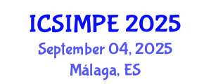 International Conference on Sports Injury Management and Performance Enhancement (ICSIMPE) September 04, 2025 - Málaga, Spain