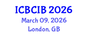 International Conference on Brain-Computer Interfaces in Biomedicine (ICBCIB) March 09, 2026 - London, United Kingdom