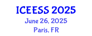 International Conference on Electrochemical Energy Storage Systems (ICEESS) June 26, 2025 - Paris, France