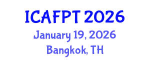 International Conference on Active Food Packaging Technologies (ICAFPT) January 19, 2026 - Bangkok, Thailand