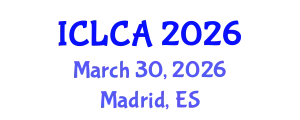 International Conference on Life Cycle Assessment (ICLCA) March 30, 2026 - Madrid, Spain
