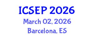 International Conference on Solar Energy and Photovoltaics (ICSEP) March 02, 2026 - Barcelona, Spain