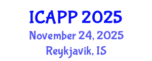 International Conference on Applied Psychology and Psychoanalysis (ICAPP) November 24, 2025 - Reykjavik, Iceland