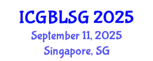 International Conference on Game-Based Learning and Serious Games (ICGBLSG) September 11, 2025 - Singapore, Singapore