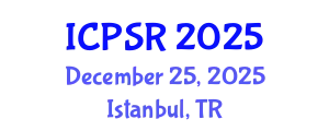 International Conference on Pharmaceutical Sciences and Research (ICPSR) December 25, 2025 - Istanbul, Turkey