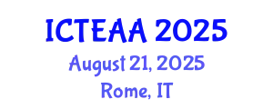 International Conference on Textile Engineering and Applied Arts (ICTEAA) August 21, 2025 - Rome, Italy