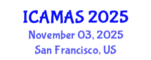 International Conference on Applied Mathematics and Algebraic Structures (ICAMAS) November 03, 2025 - San Francisco, United States
