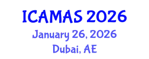 International Conference on Applied Mathematics and Algebraic Structures (ICAMAS) January 26, 2026 - Dubai, United Arab Emirates