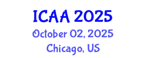 International Conference on Aeronautics and Aeroengineering (ICAA) October 02, 2025 - Chicago, United States