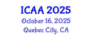 International Conference on Aeronautics and Aeroengineering (ICAA) October 16, 2025 - Quebec City, Canada