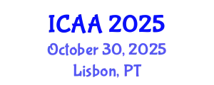 International Conference on Aeronautics and Aeroengineering (ICAA) October 30, 2025 - Lisbon, Portugal
