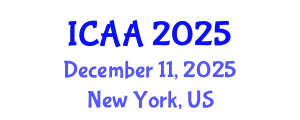 International Conference on Aeronautics and Aeroengineering (ICAA) December 11, 2025 - New York, United States