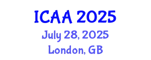 International Conference on Aeronautics and Aeroengineering (ICAA) July 28, 2025 - London, United Kingdom
