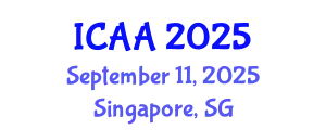 International Conference on Aeronautics and Aeroengineering (ICAA) September 11, 2025 - Singapore, Singapore
