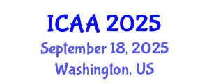 International Conference on Aeronautics and Aeroengineering (ICAA) September 18, 2025 - Washington, United States