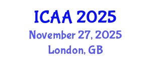 International Conference on Aeronautics and Aeroengineering (ICAA) November 27, 2025 - London, United Kingdom