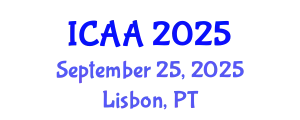 International Conference on Aeronautics and Aeroengineering (ICAA) September 25, 2025 - Lisbon, Portugal